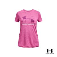 Under Armour Girls UA Tech™ Twist Big Logo Short Sleeve