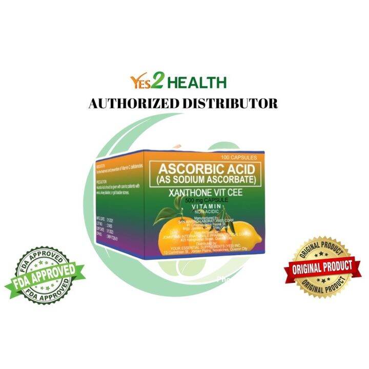Xanthone Vit Cee Ascorbic Acid as Sodium Ascorbate Sold per Pad (10