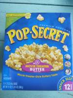 Pop Secret Microwave Popcorn MoviecTheater  Butter เมล็ดข้าวโพดดิบกลิ่นเนย สำหรับไมโครเวฟ 588 กรัม