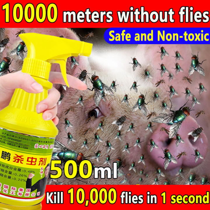 🦟3 seconds to kill flies🦟Fly Killer Spray repellent spray 500ml insect