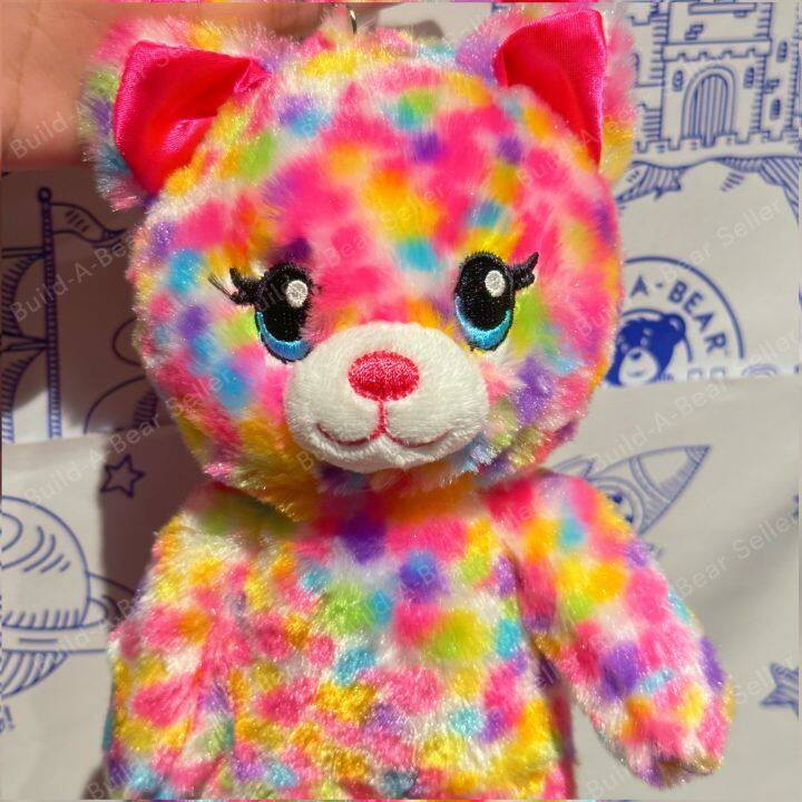 ตุ๊กตาบิ้วอะแบร์-ตัวเล็ก-smallfry-รุ่น-confetti-cat-build-a-bear-สินค้ามือสองสภาพดีนำเข้าจากอเมริกา