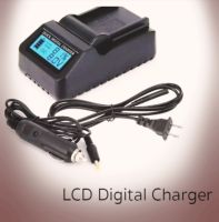 LP-E12 LCD Digital LCD Camera Charger For Canon LP-E12, LP E12, LPE12 and Canon Rebel SL1 100D, EOS-M, EOS M2, EOS M10 แท่นชาร์จแบตกล้องมีจอ LCD แสดงสถานะ (0791)