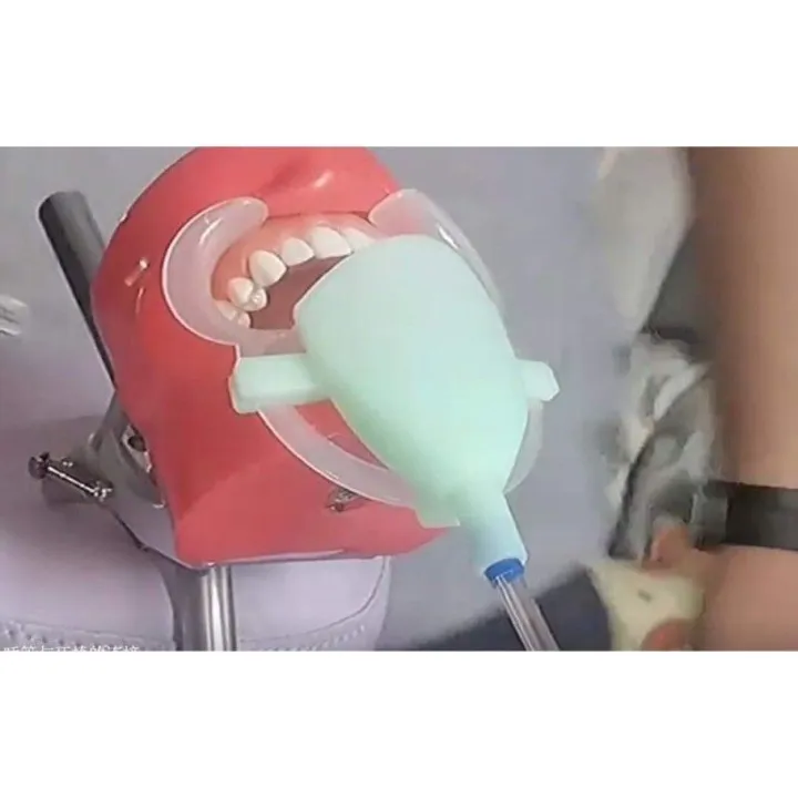 dental anti splatter saliva hivac suction funnel tube silicone with