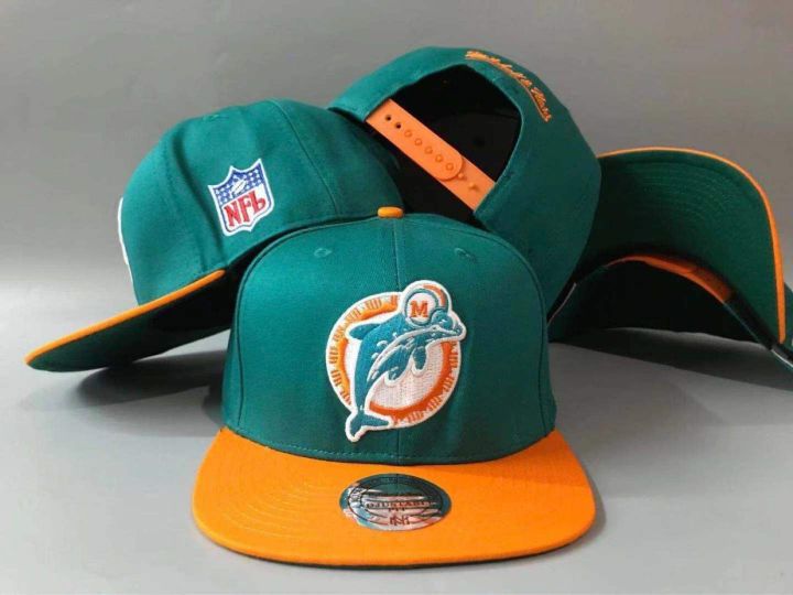 Miami Dolphins New Era 59Fifty Cap Hat NFL Adjustable Snapback