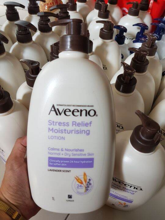 Aveeno Stress Relief Moisturizing Lotion 1l Moisturizing Lotion For