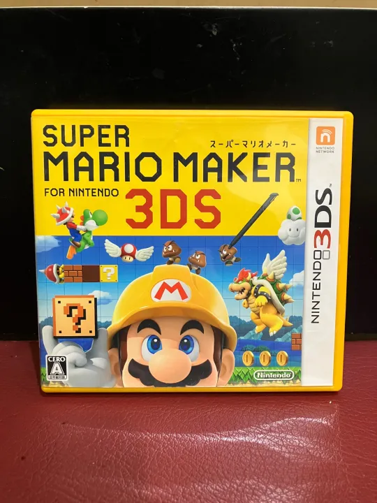 แผ่นแท้ Nintendo 3ds มือสองสภาพดี Jp Zone “super Mario Maker” Th