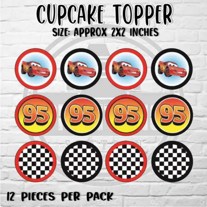 Cars theme Cupcake topper Lazada PH