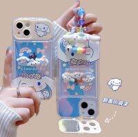 เคสนี่มลายการ์ตูนนูนน่ารัก มีขาตั้งในตัว สำหรับไอโฟน6 7 8 6phus  7phus  8phus  IX Xs XR Xsmax i11  11pro i12  12promax เคสมีกระดาดรองดานในสามารถเอาออกได้