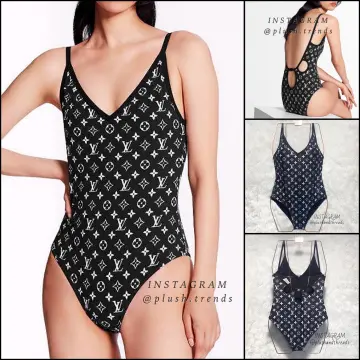 One-piece swimsuit Louis Vuitton Blue size 36 FR in Polyester