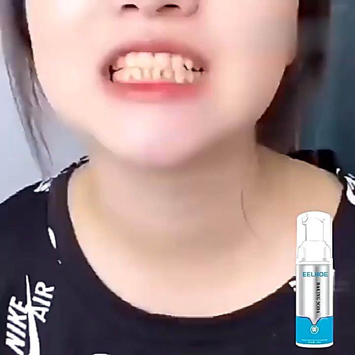 EELHOE Baking Soda Foam Toothpaste Pasta Gigi Menghilangkan Bau Mulut