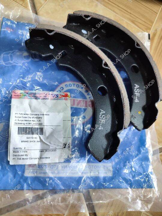 TVS KING BRAKE SHOE G4110140 100 GENUINE Lazada PH
