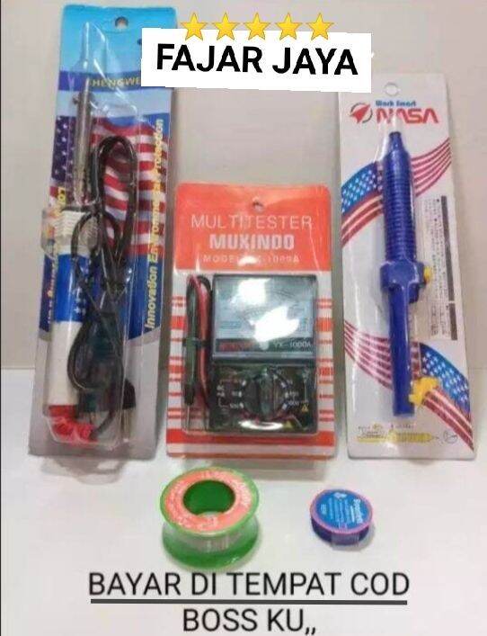 solder paket bagus lengkap bonus timah Ready COD Tersedia juga solder