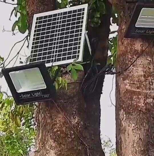 🍃Ready Stock🍃Solar Light 500W lampu Solar outdoor lighting Flood Light