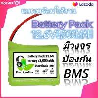 Battery Pack12.6V3,000mAhแบตเตอรี่แอมป์จิ๋วแบตลำโพง