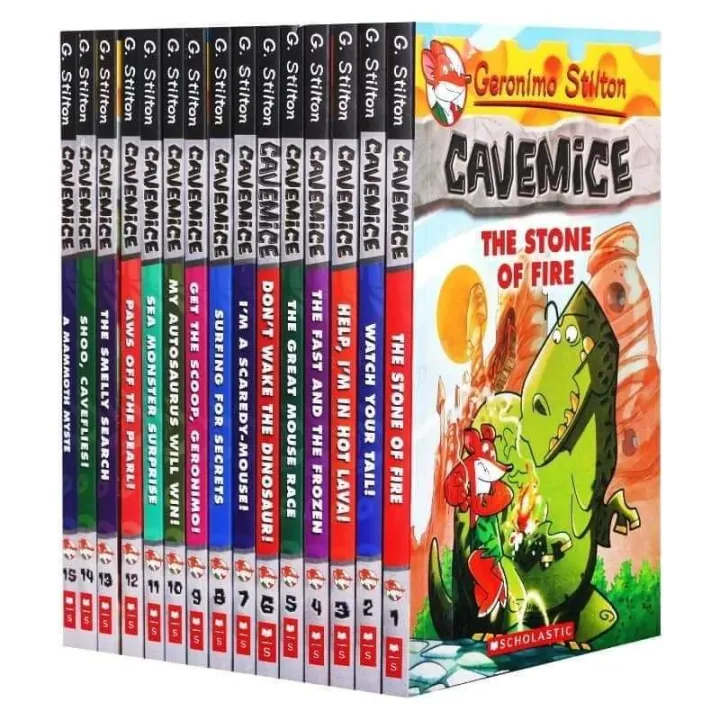 Geronimo Stilton Cavemice series Set of 15 book | Lazada