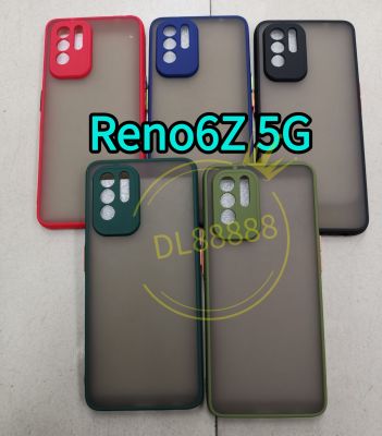 Reno6Z ✨พร้​อมส่งในไทย✨เคสขอบนิ่มหลังแข็งขุ่นคลุมกล้อง For Reno6Z 5G / Reno 6Z 5G / A95 4G / A95 5G / A95
