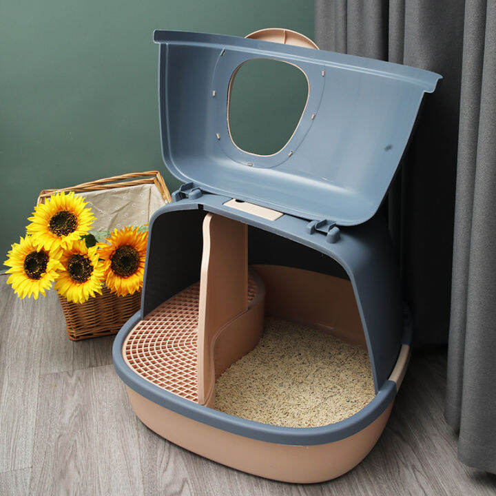 Corridor Cat Litter Box Fully Enclosed Oversized Deodorant Anti-Splash ...