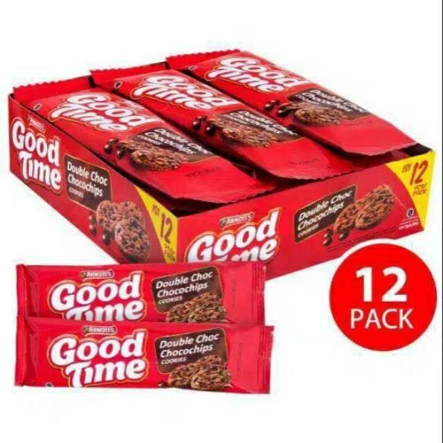 Biskuit Good Time Cookies Double Choc Box Isi Pcs Lazada Indonesia