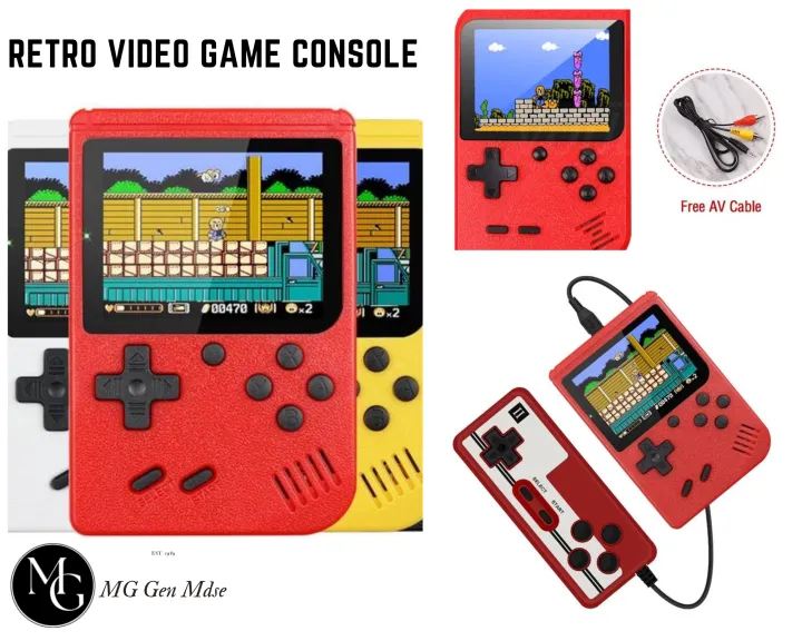 MG Gen Mdse 400 Games Mini Game Console Easy to Use Suitable for Adults and Children Handheld