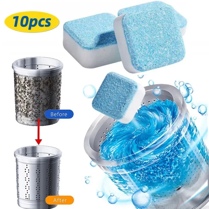 Polocat 10pcs Effervescent Tank Cleaning Tablets for Washing Machine
