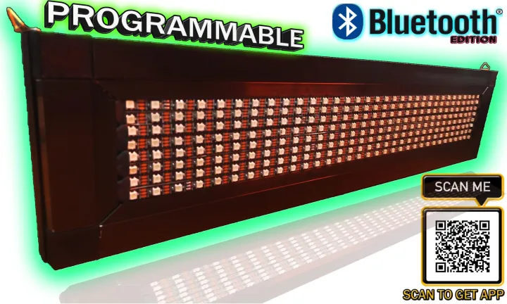 SMART LED DISPLAY SIGNAGE | Programmable Bluetooth edition | Full color ...