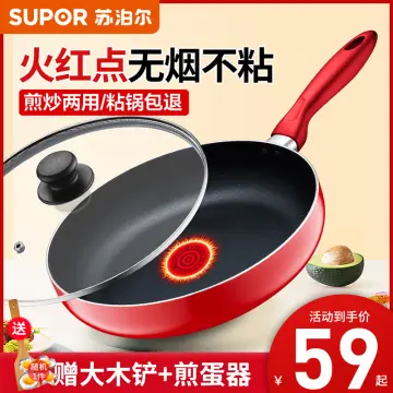 100% Pure Titanium Pan Frying Pan Uncoated Household Steak Omelet Household  Gas Induction Cooking