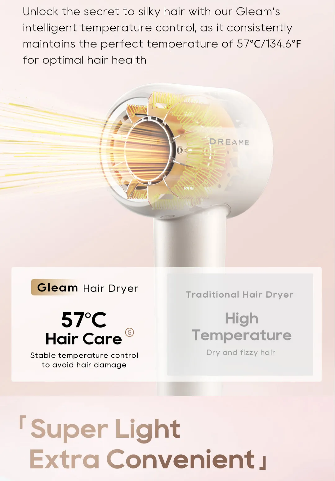 Dreame Hair Dryer Gleam - Vivid Concepts
