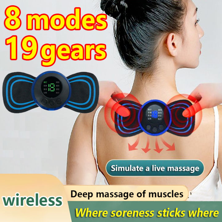 Cordless Cervical Spine Massage Portable Mini Electric Neck Massager Pain  Relief