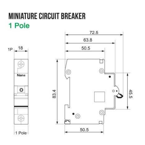 shihlin-nano-เซอร์กิตเบรกเกอร์-เบรกเกอร์-ลูกย่อย-mcb-1-pole-ทนกระแส-10a-63a-รุ่น-nmd31-6ka-nmd41-10ka