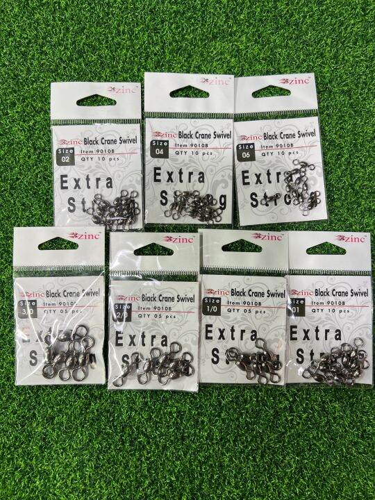 Zinc Fishing Black Crane Swivel 9010B Lazada
