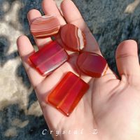 Agate | อาเกต 
เป็นกลุ่ม Chalcedony เนื้อหินออกสีส้ม ? เจาะรู ทำสร้อยได้