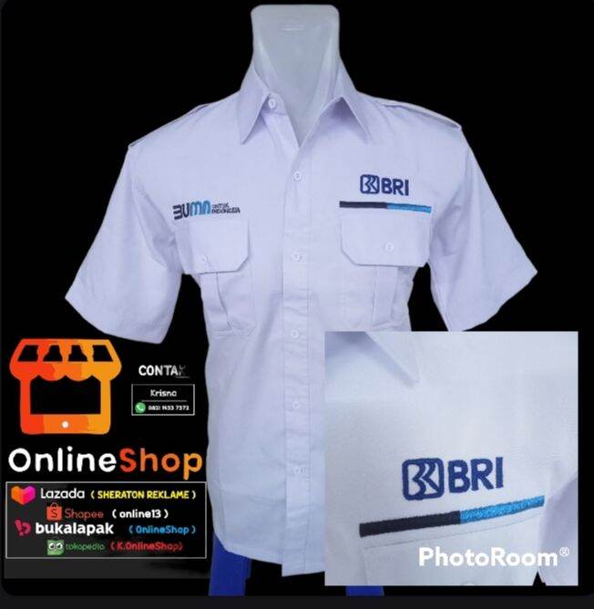 Kemeja Bumn Bri Seragam Bumn Bri Baju Bumn Bri Lazada Indonesia