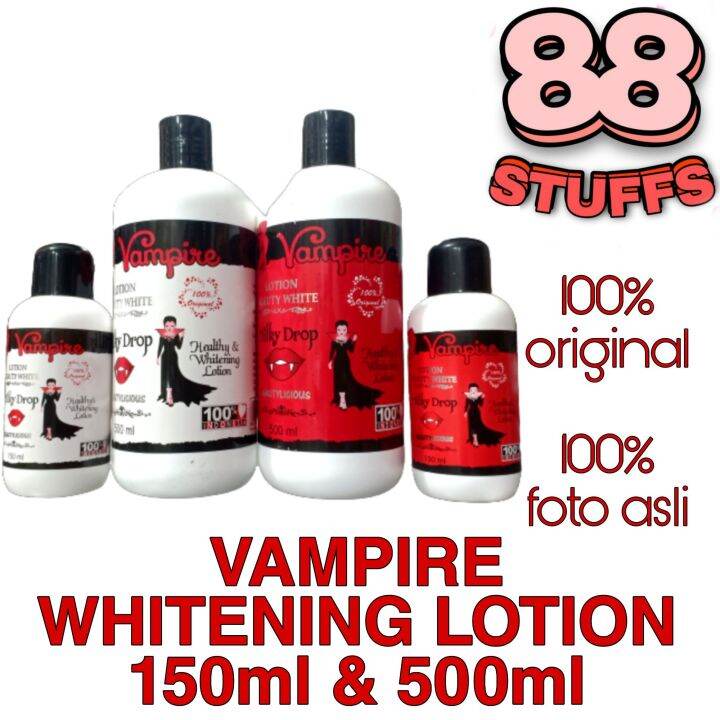 Vampire Whitening Body Lotion Milky Drop 150ml And 500ml Lazada Indonesia