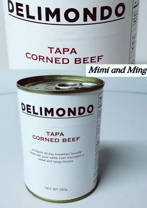 Delimondo. TAPA Corned Beef. Net Weight 380g.(1pc.only) A Filipino All