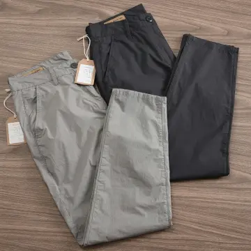 Men Waterproof Work Cargo Long Pants with Pockets Loose Trousers Many  Pockets