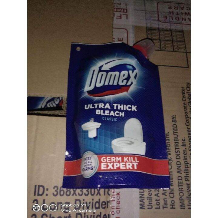 DOMEX ULTRA THICK BLEACH TOILET CLEANER BLUE POWER 150ML POUCH | Lazada PH