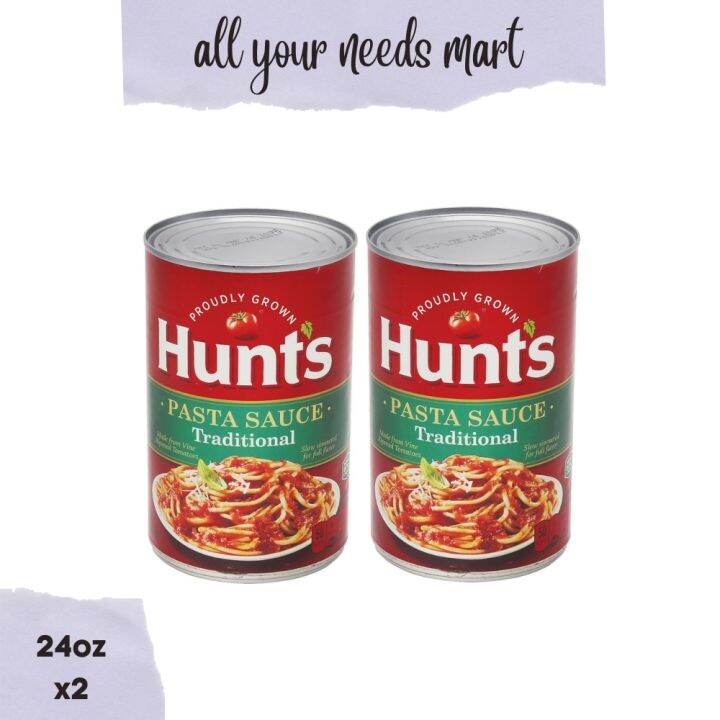 Hunt's Premium Pasta Sauce Traditional, 24oz x 2 | Lazada PH