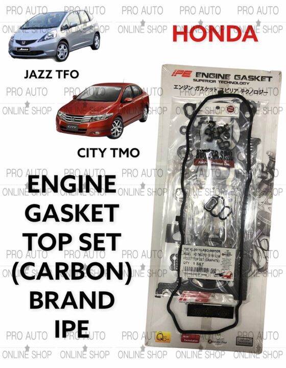 HONDA JAZZ TFO CITY TMO ENGINE GASKET TOP SET(CARBON) BRAND IPE Lazada