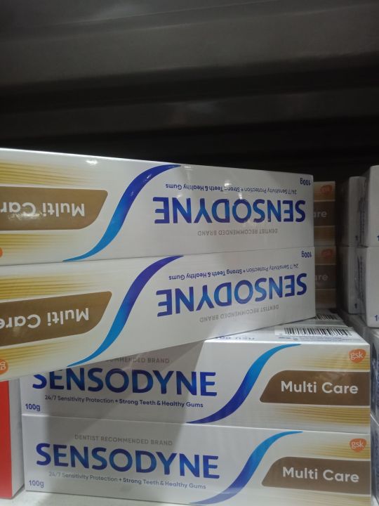 เซ็นโซดายน์-ยาสีฟัน-มัลติแคร์-ขนาด100กรัม-ยกแพ็ค-2หลอด-sensodyne-toothpaste-multicare