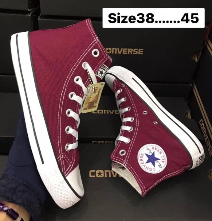 รองเท้าผ้าใบ-convers-all-star-หุ้มข้อ-มีไซด์-36-ถึง-45-สินค้าพร้อมจัดส่ง