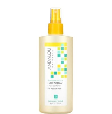 Andalou Naturals Hair Spray,

Brilliant Shine, For Medium

Hold,Sunflower & Citrus (242

ml) ของแท้นำเข้าจากอเมริกา

exp 1/26 ราคา 599 บาท