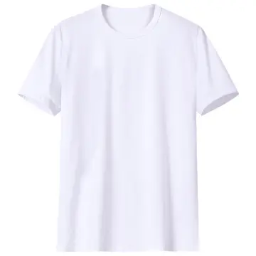 white shirt round neck