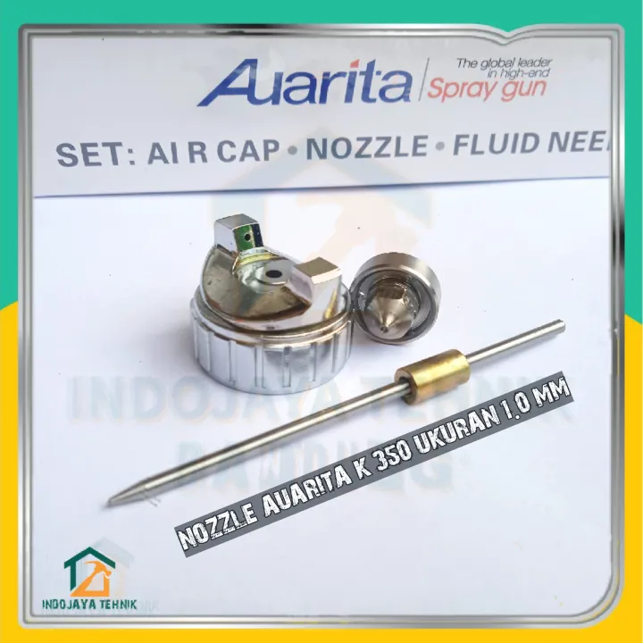 Nozzle dan Jarum Spray Gun Auarita K350 HVLP Ukuran 1.0mm Lazada