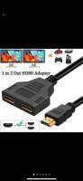 HDMI Splitter 1/2 1080P HD เอาต์พุตการซิงโครไนซ์เสียงและวิดีโอ Plug And Play Converter