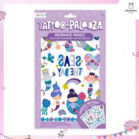 รอยสักสำหรับเด็กแบรนด์ Ooly - Tattoo-Palooza ลาย Mermaid Magic