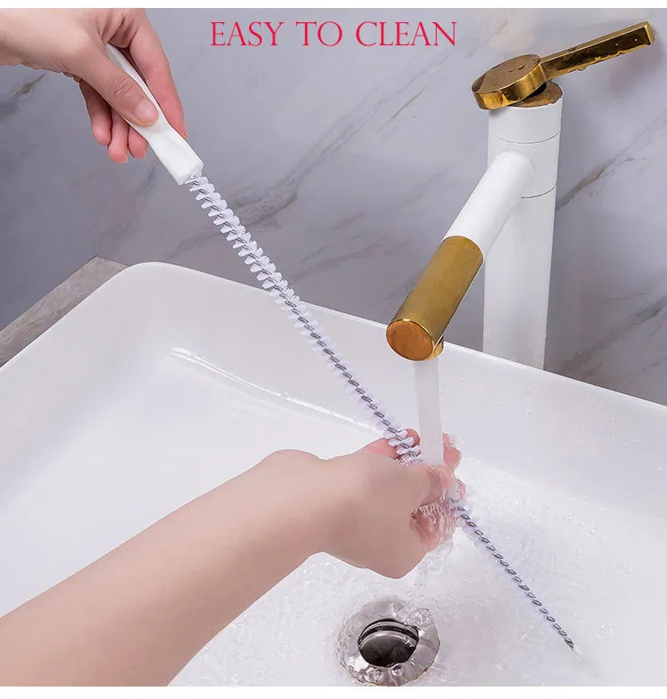 NEW 45CM Pipe Dredging Brush Bathroom Hair Sewer Sink Cleaning