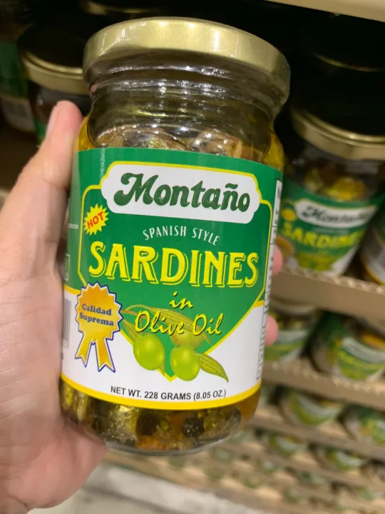 Montano Sardines In Olive Oil 228g Lazada PH