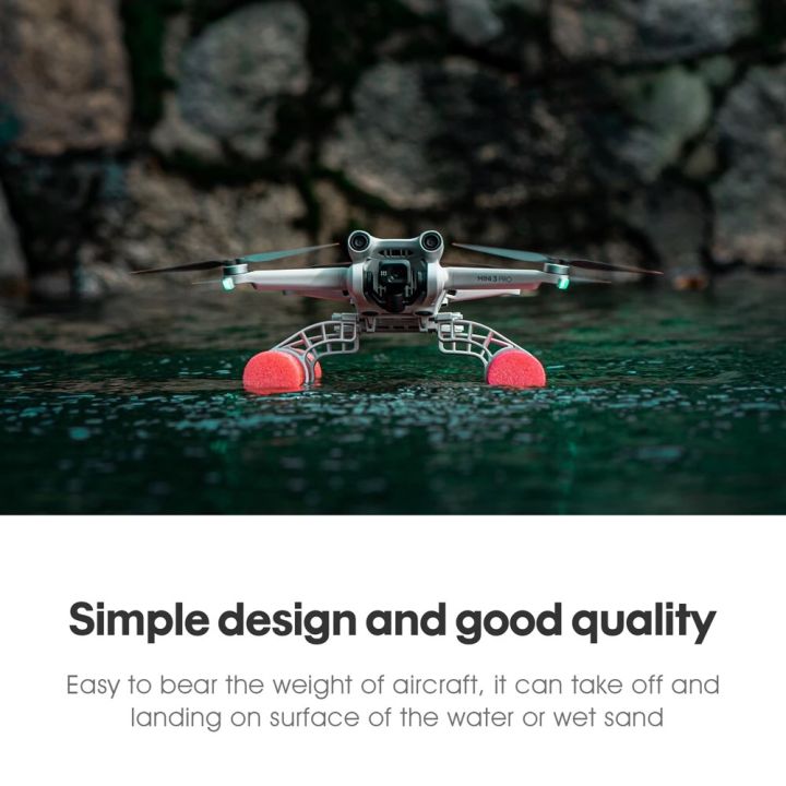 startrc-dji-mini-3-pro-landing-gear-floating-kit-buoyancy-skid-training-anti-fall-landing-on-water-for-dji-mini-3-drone-accessories