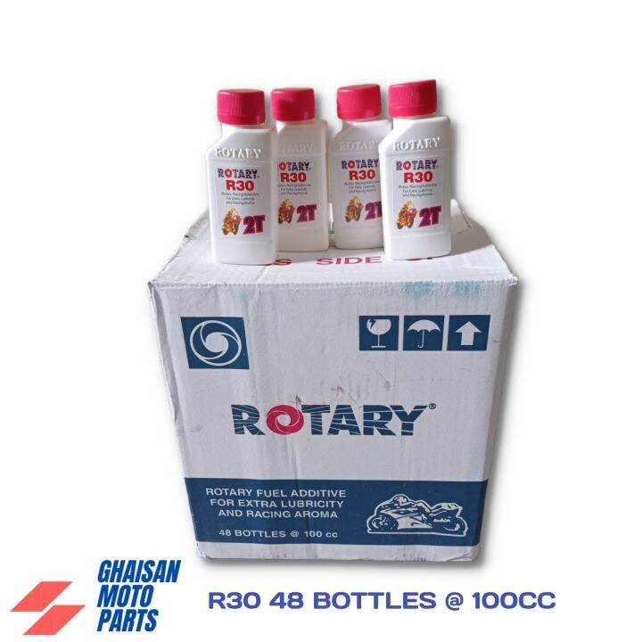 Rotary R30 2T campuran bensin 1dus 48 botol Free buble wrap | Lazada ...