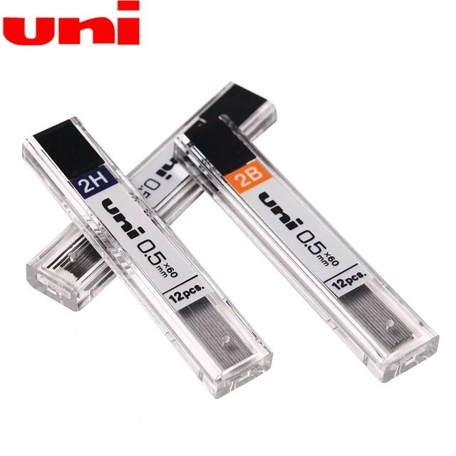 uni-มิตซูบิชิ-ul-1405ไส้ดินสอนำเข้าจากญี่ปุ่น-bhb2b-หลายรุ่นทนทานไม่หักง่ายเรียบเนียน0-5มม